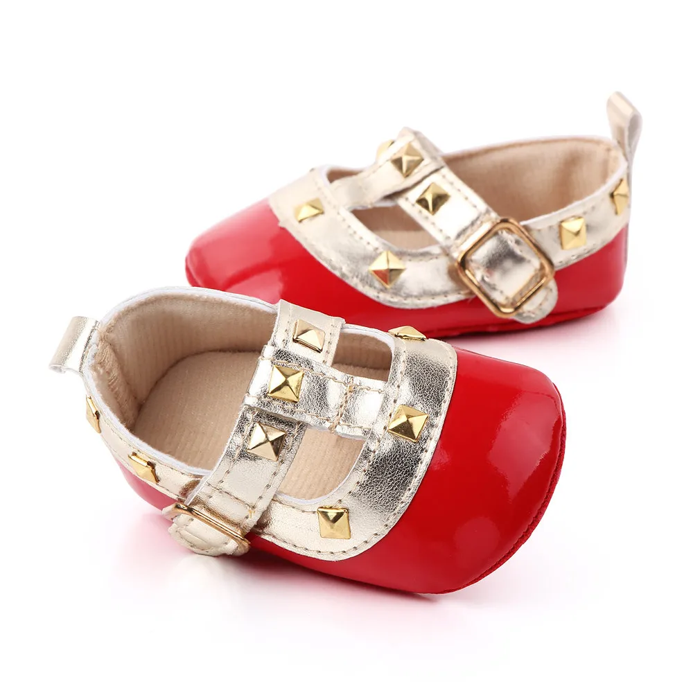 Модная брендовая обувь для маленьких девочек Противоскользящая мягкая подошва