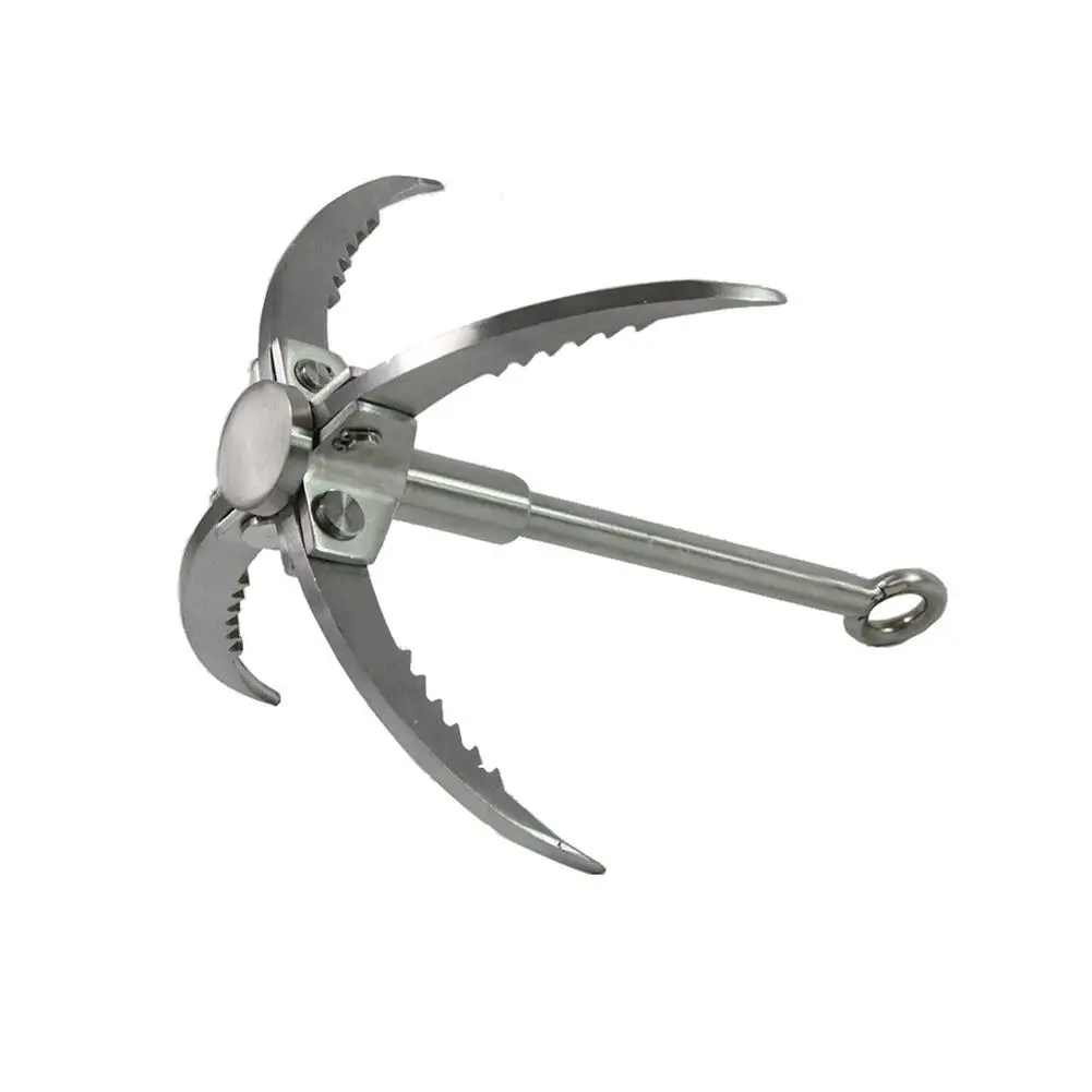 На открытом воздухе выживание восхождение Нержавеющая сталь складной крюк