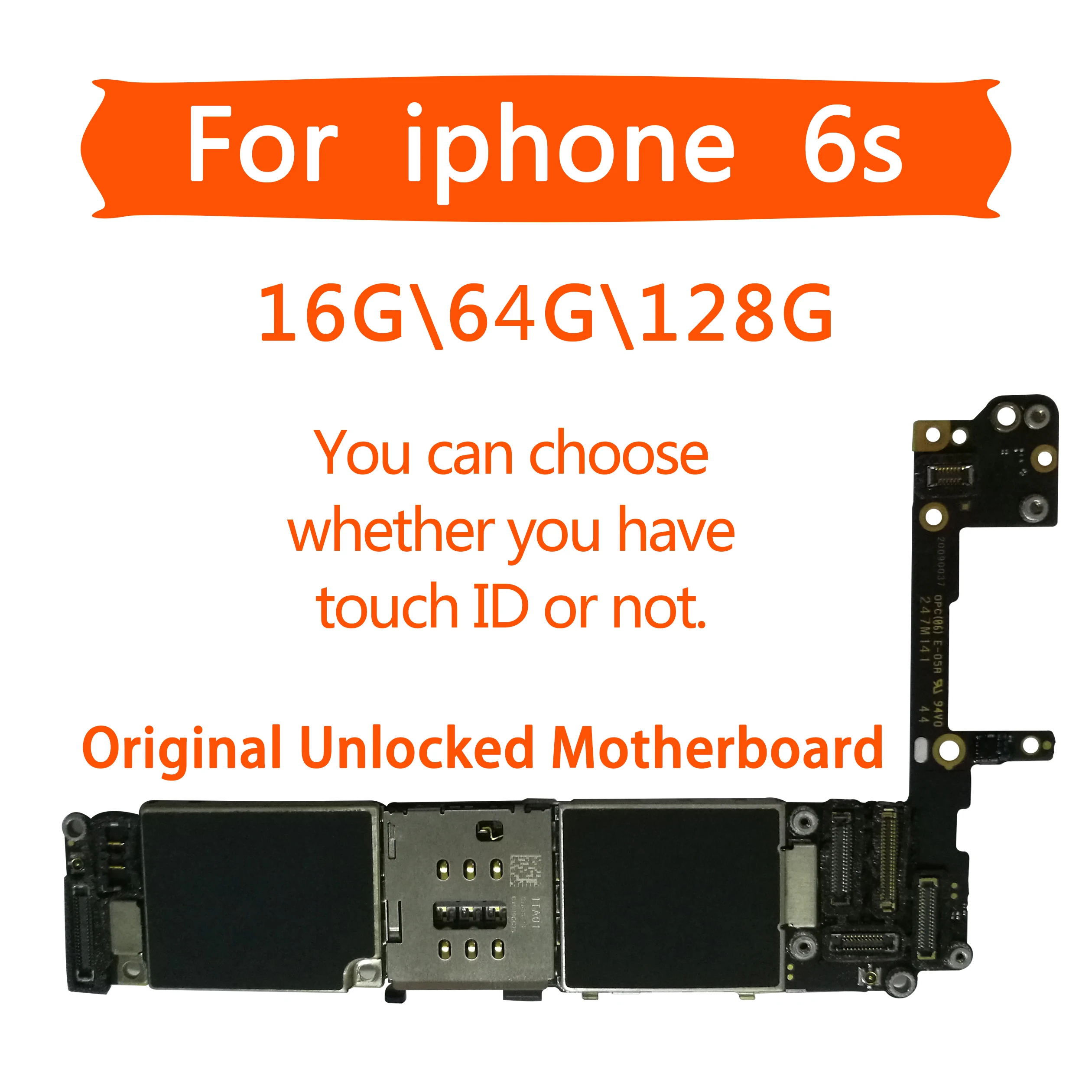 Оригинальная разблокированная материнская плата для iPhone 6S логическая с/без