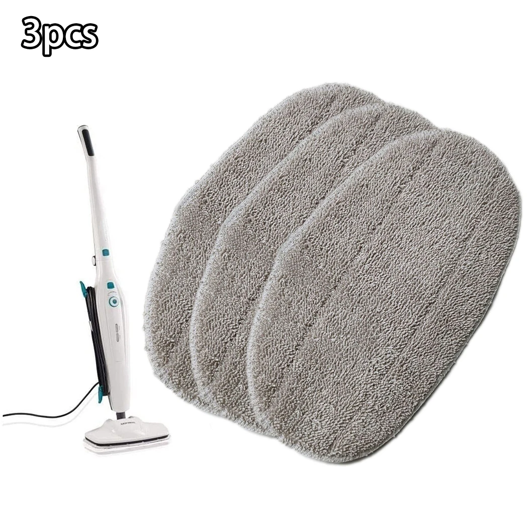 3pcs Replacement Pads For Leifheit CleanTenso Steam Cleaner Steam Broom Wiper Cover Vacuum Mop For Home Household Cleaning Tools