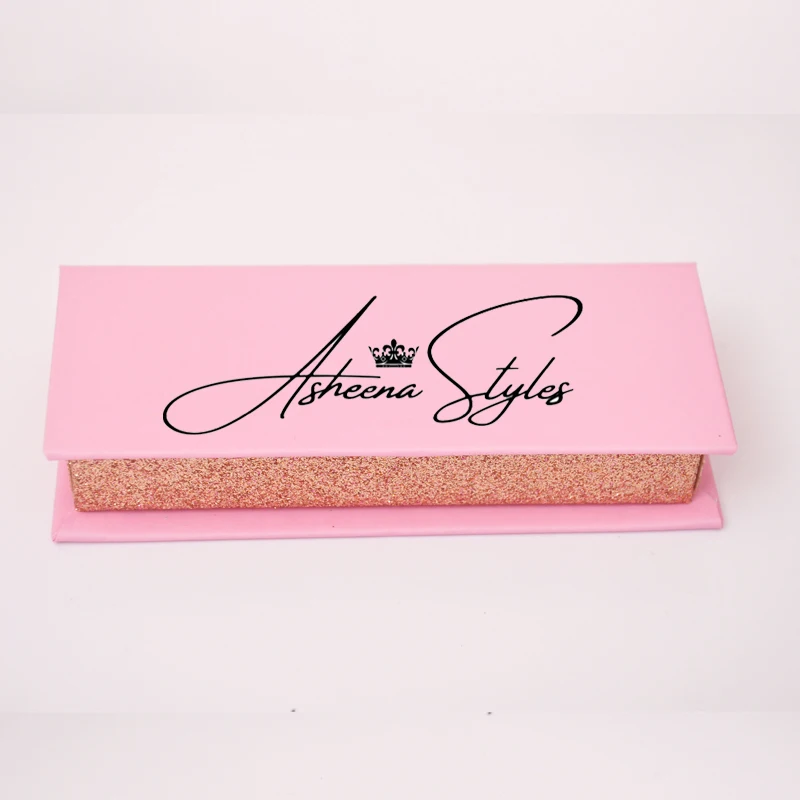 

Custom False Eyelash Packaging Box customize Private Logo wholesale Mink Lash Boxes Faux Cils strip magnetic Case Empty