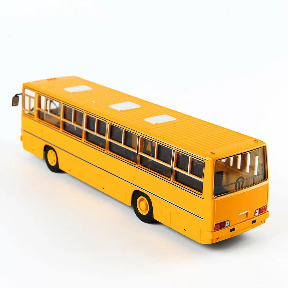25 см 1/43 Россия Icarus автобус модель двухэтажный автомобиль советская игрушка Diecasttoys для детей IKARUS-260 Желтые Детские игрушки