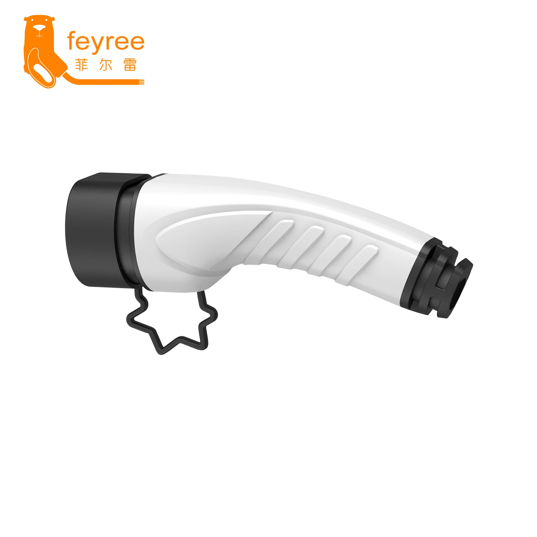 feyree ev charger plug adapter type 2 evse charger female iec 62196 convertor 16a 32a for electric car vehicle charging station free global shipping