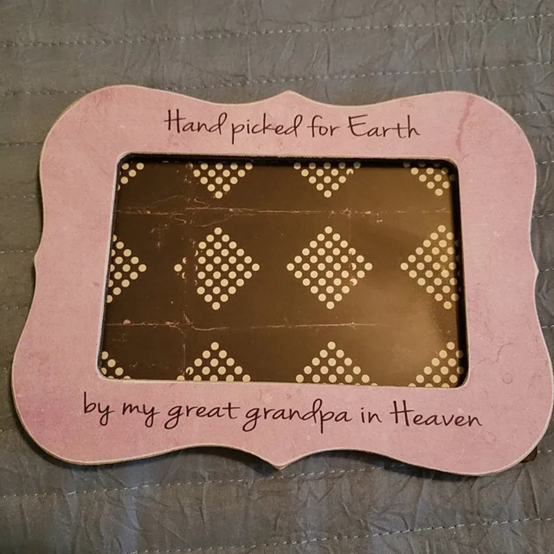 На заказ Выгравированная Новая рамка для детских фотографий лазерная с