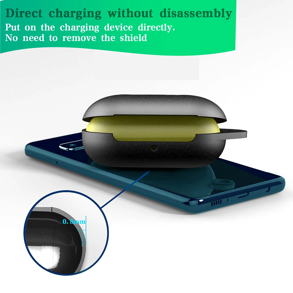 

Silicone Case Dustproof Drop Scratch Resistant Protective Cover forSamsung Galaxy Buds Sports Bluetooth Earbuds