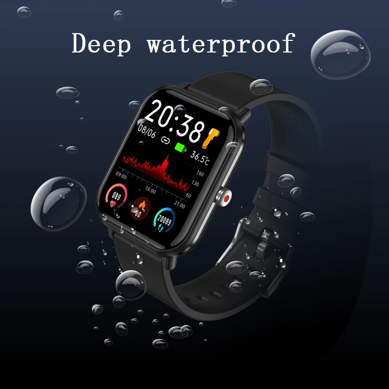 

Смарт-часы Q9PRO с сенсорным экраном, пульсометром и тонометром