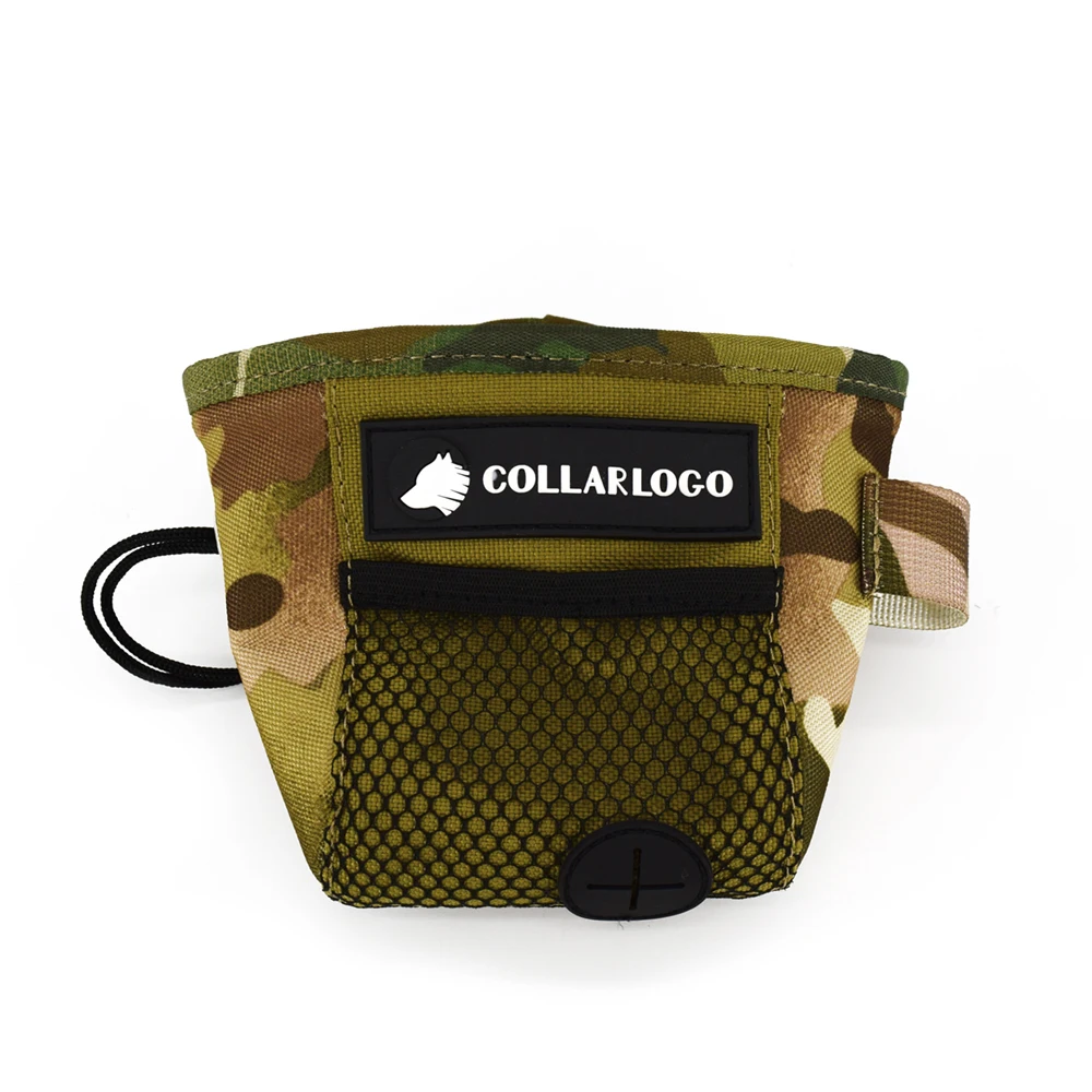 

Waterproof Camouflage Oxford Fabric Pet Dog Treat Training Pouch Snacks Food Bag Waist Shoulder Strap Poop Bag Dispenser