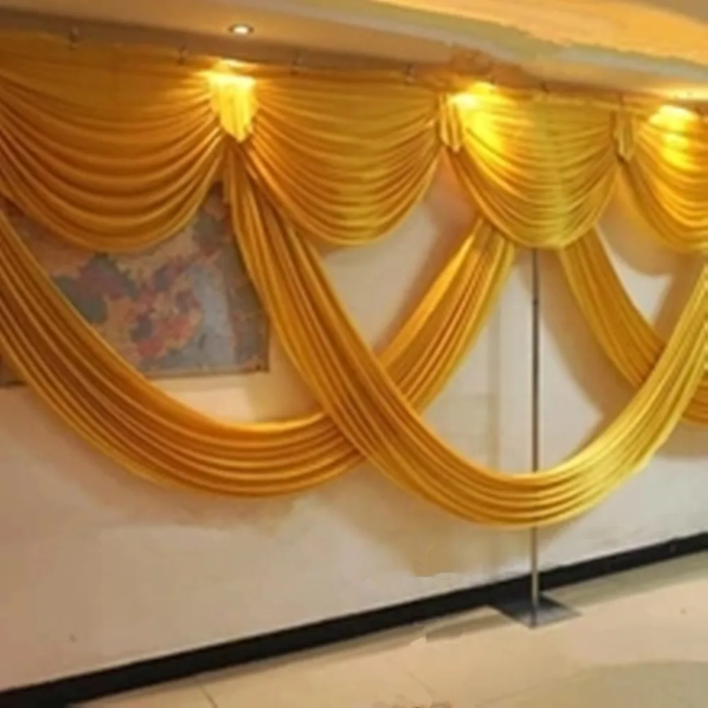 Фон 6 м с широкими складками для фотографирования Декорации свадьбы стилиста