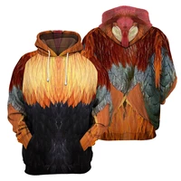 skin rooster mens hoodie casual cosplay animal spring unisex harajuku zip hooded pullover 2021 funny womens sweatshirt