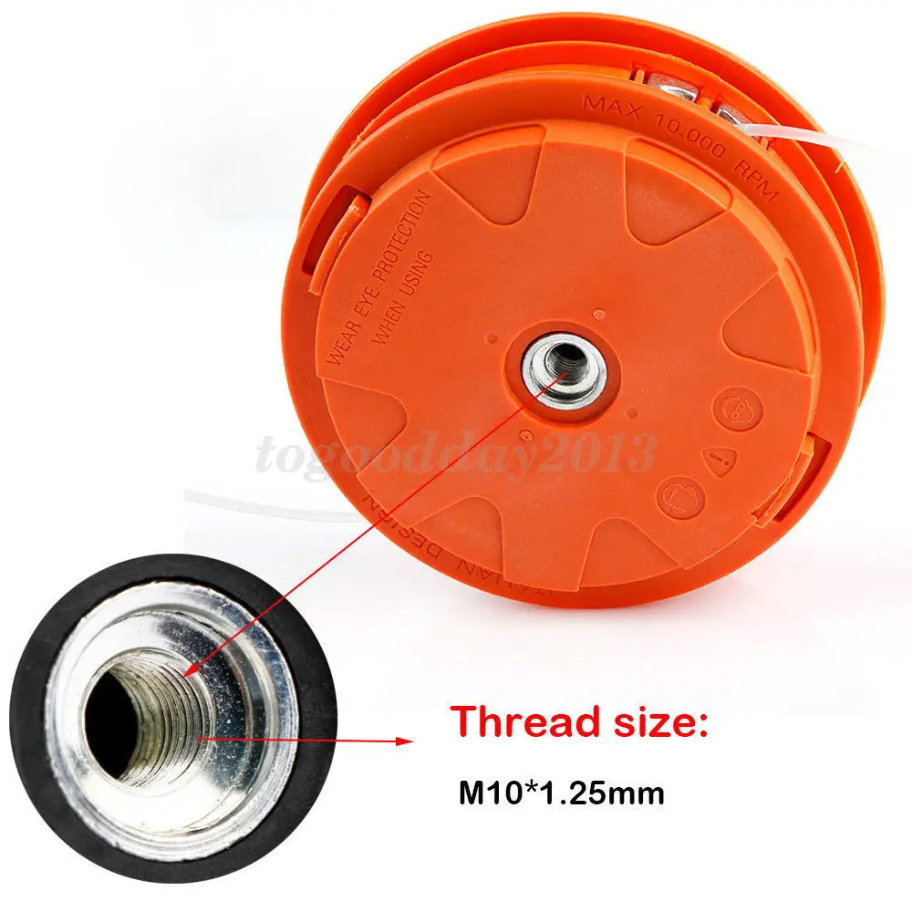 Головка триммера M10X1.25 ALMINUM ABS для EFCO OLEO MAC EMAK BC420 BC430 746 753 755 DL 1214 и многое другое STRIMMER