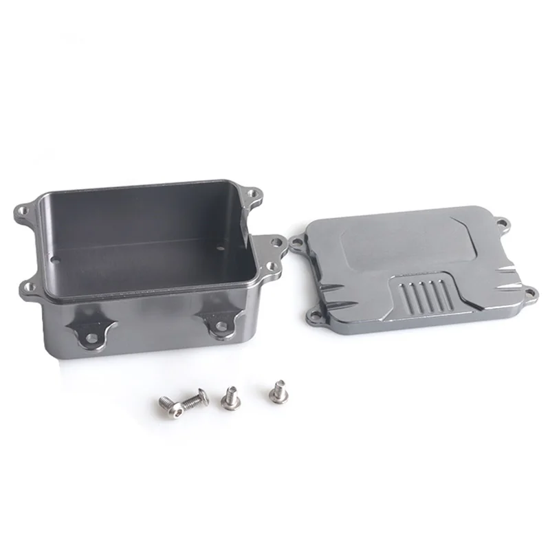 Metal Receiver Box Esc For 1/10 Rc Crawler Car Axial Scx10 Rc4wd D90 D110 Upgrade Parts | Игрушки и хобби