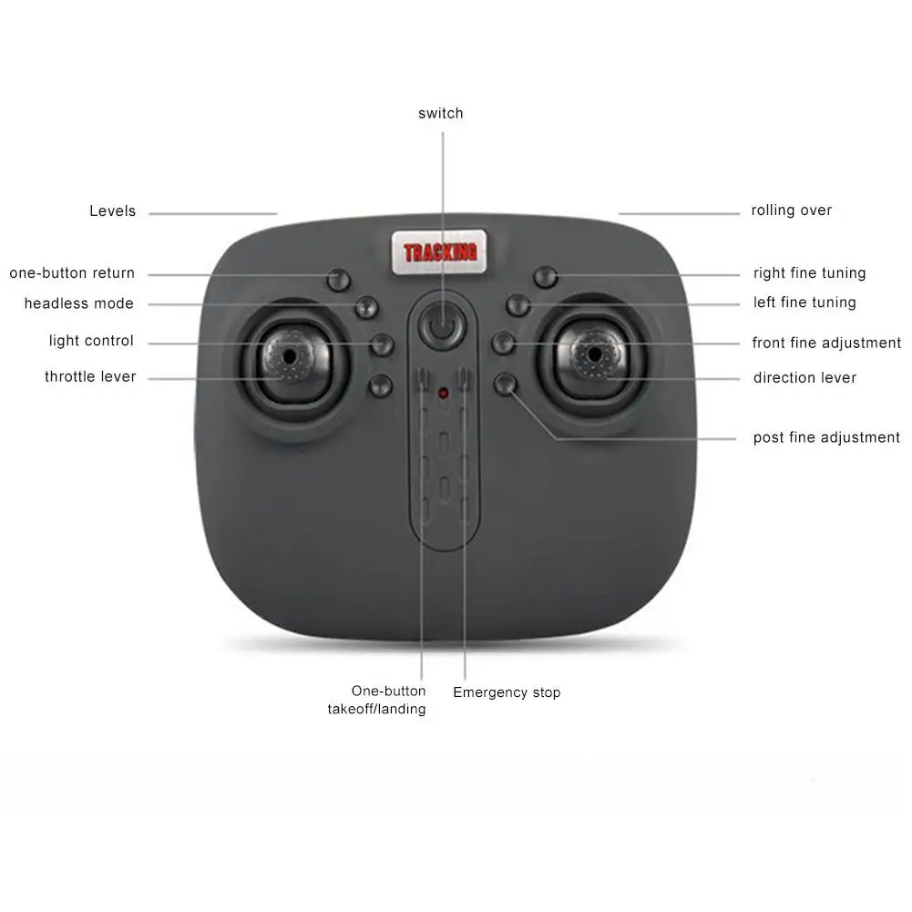 

Fixed Height Remote Control Quadcopter Model Folding Four Aerial Photography Drone Toy Child Gift With Camera Live Video