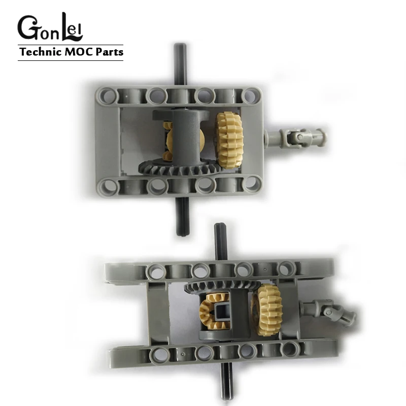 Технические детали кирпича MOC 10 шт./компл. набор дифференциалов в рамке деталей