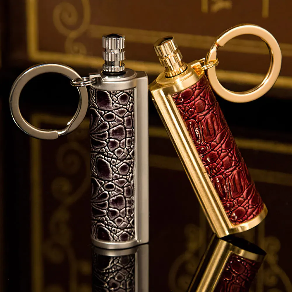 Новинка портативная Зажигалка в бутылке брелок с хлопковым сердечником