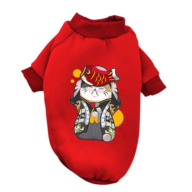 Бархатные шапки для домашних животных кошек собак свитер богатство Бог черный