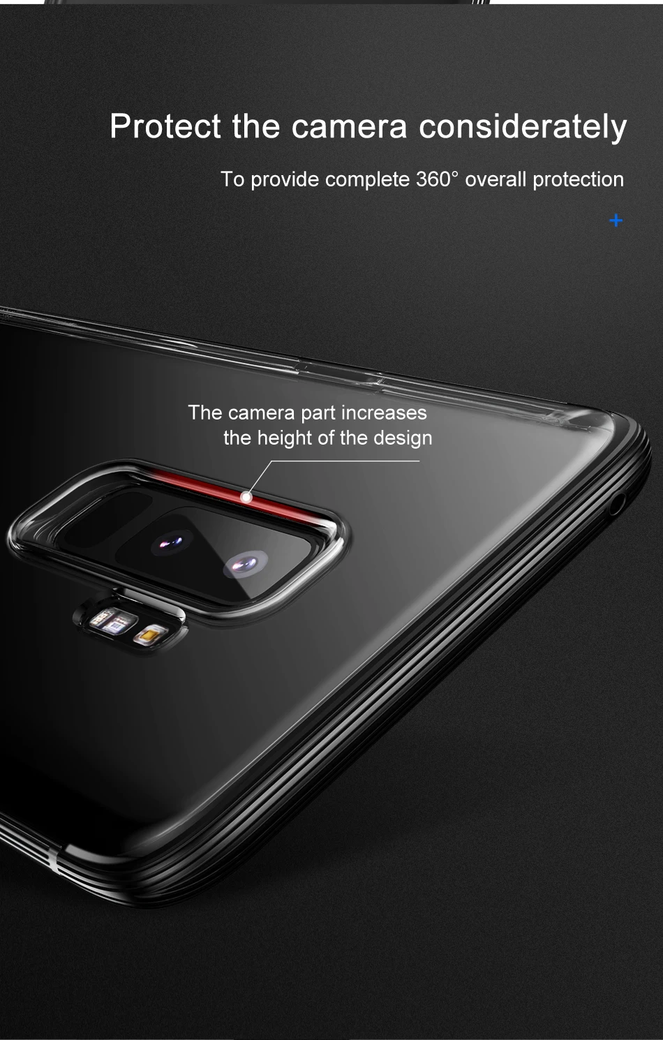 Чехол Baseus для samsung Galaxy S9 Plus, ультра тонкий прозрачный мягкий силиконовый чехол из ТПУ для samsung S9 S9Plus, чехлы