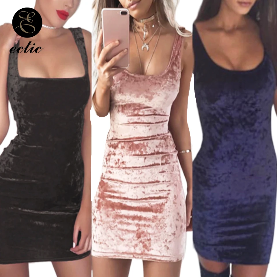 

Square Neck Women Velour Dress Sukienka Pink Sundresses Bodycon Sexy Mini Dress Party Night Club Wear Dress 2021 Robe Femme Ete