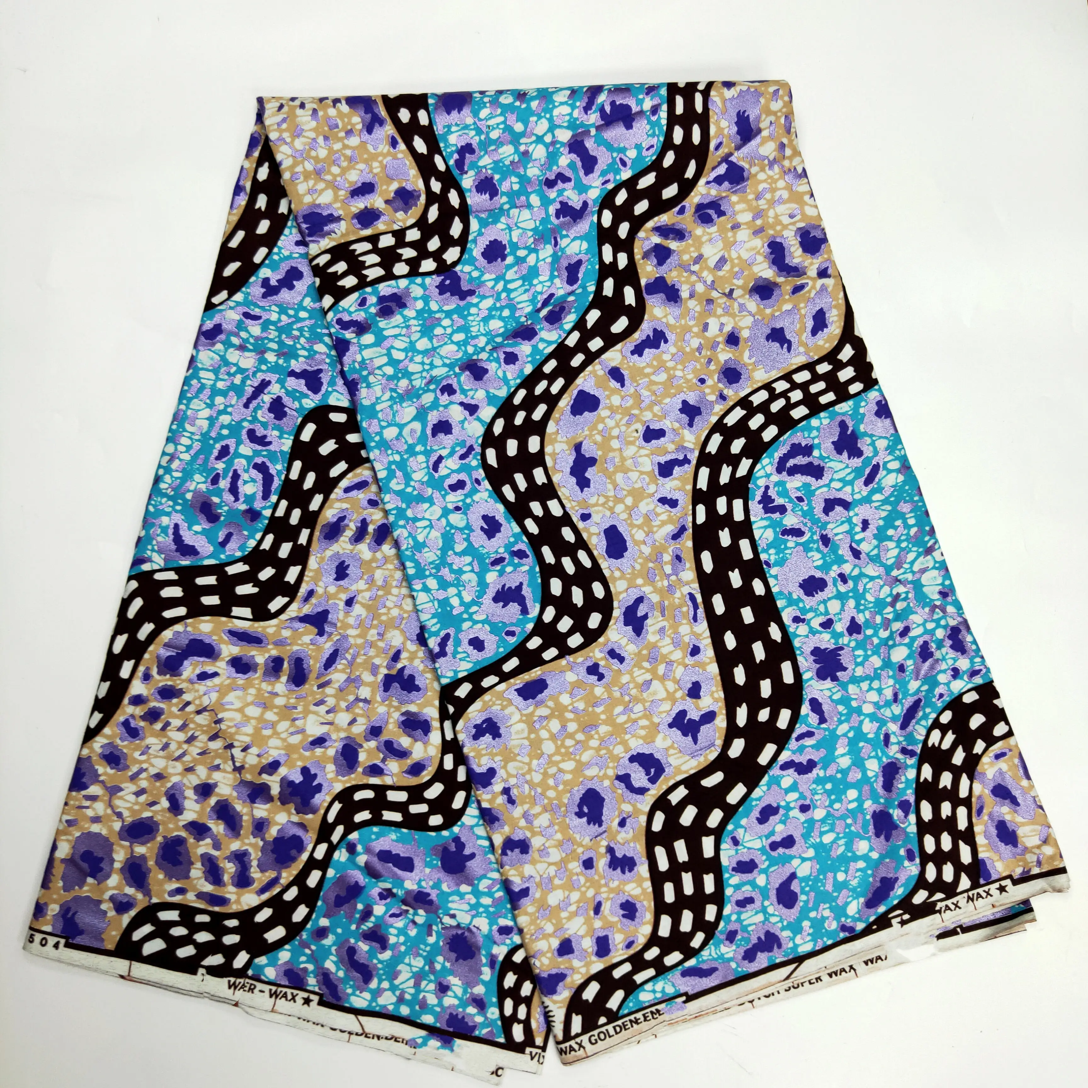 

100%Veritable Soft99 African Fabric By The Yards 100%Real Wax Original Ankara Style Wax Printed Cotton Fabrics Per Meter SP-ER