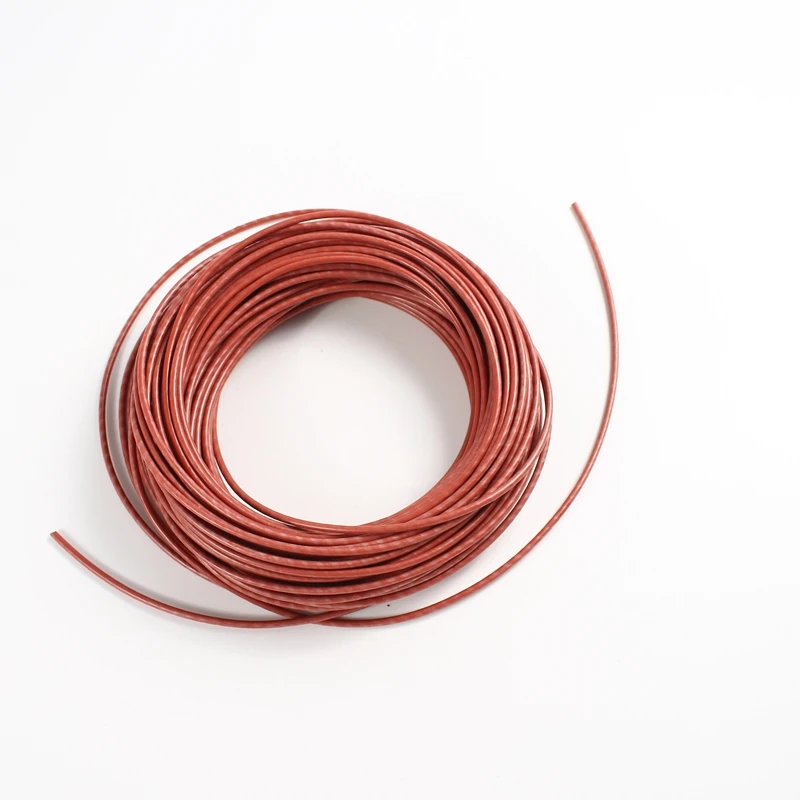 12V~ 220V 9ohm~ 510ohm Силиконовый нагревательный кабель из углеродного волокна инфракрасный, проходящий под полом нагреватель Электрический провод теплая горячая линия домашняя напольная система