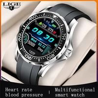 lige 2021 new smart watch mens sports fashion heart rate blood pressure sleep fitness tracker smartwatch pedometer smart clocks