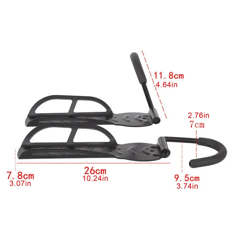 

Bicycle Bike Wall Hook Storage Hanger Hook Stainless Steel Garage Stand Holder Universal Bike Wall Mounted Cycling Accessories