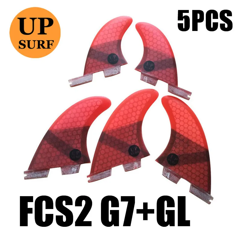 Плавники для серфинга FCS2 плавники G7 + GL FCS II набор Tri fin стекловолокно tri quad водные
