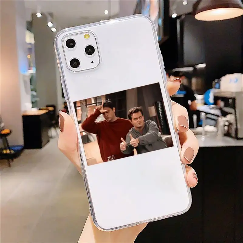 

friends famous aesthetic tv show Phone Case Transparent soft For iphone 5 5s 5c se 6 6s 7 8 11 12 plus mini x xs xr pro max