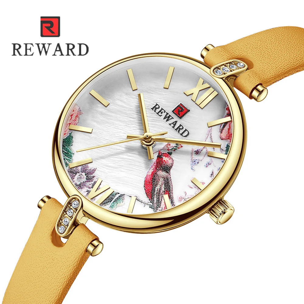 Часы наручные Relogios женские кварцевые водонепроницаемые с ремешком из