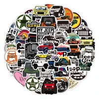 103050pcs jeep cool car graffiti stickers skateboard fridge guitar laptop motorcycle travel classic toy decals sticker kid toy