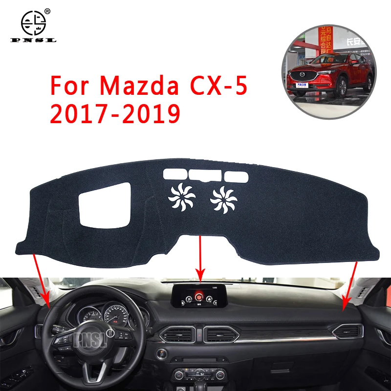 Чехол для приборной панели автомобиля PNSL коврик Mazda CX-5 2017-2019 защита от солнца
