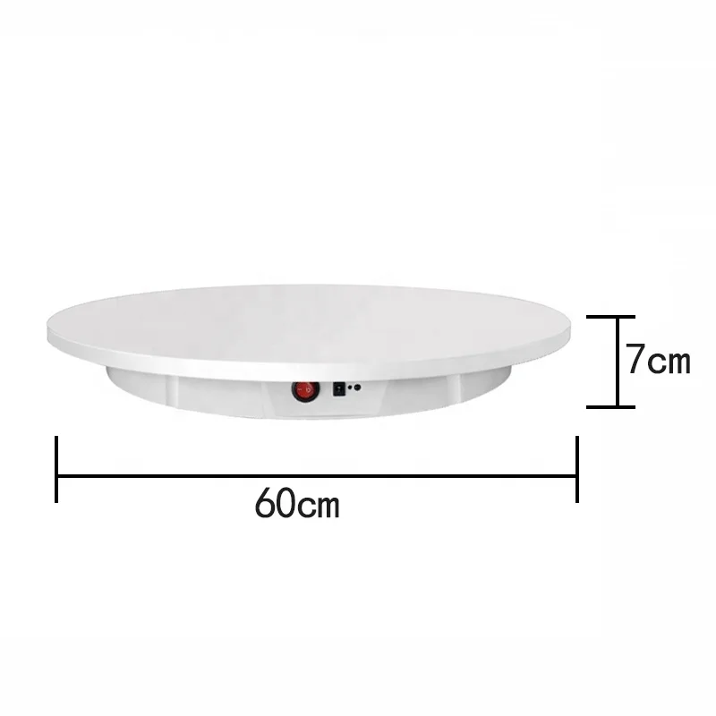 

60cm Remote Control Turntable Product 360 Degree Rotating Electric Photography Display stands