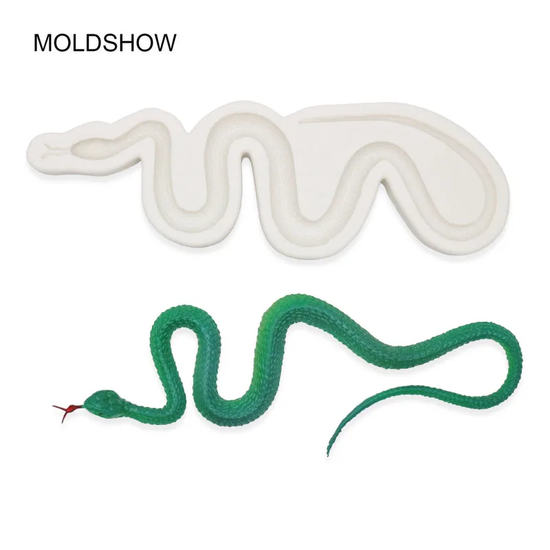 Новые животные 3D змея конфеты глина помадка шоколадные DIY Инструменты для
