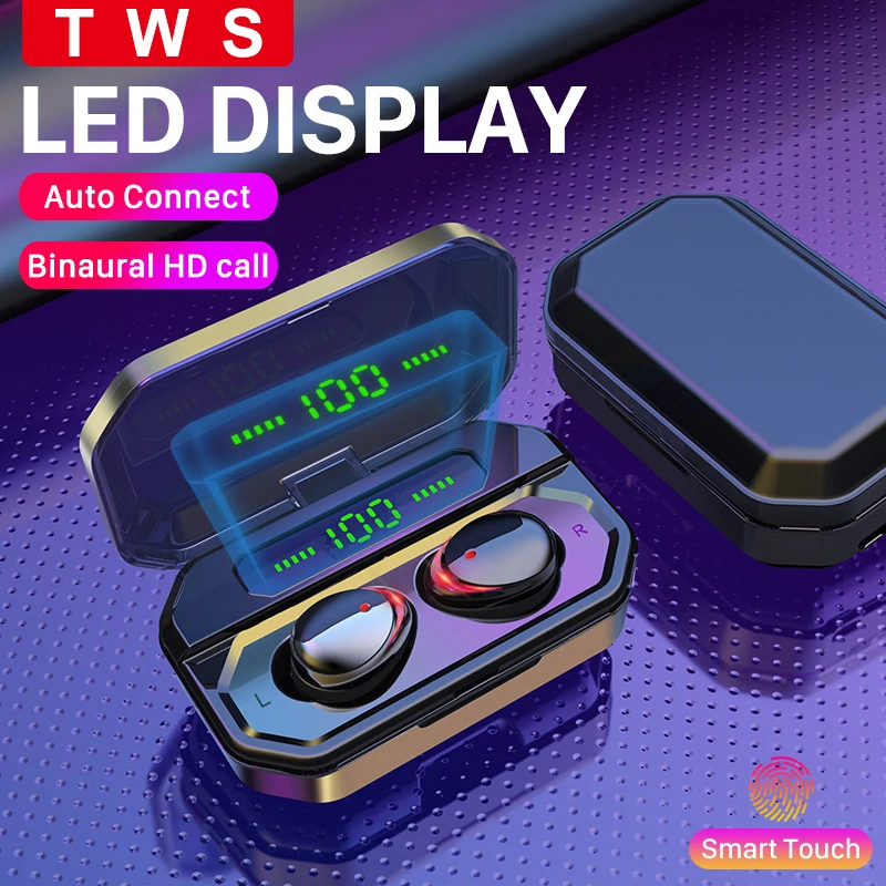 

TWS-наушники водонепроницаемые с поддержкой Bluetooth 5,0 и Hi-Fi-звуком