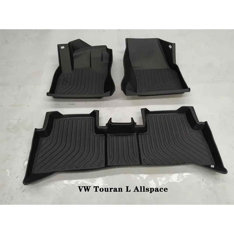 Customized Car Floor Mats Carpet Liner for VW Touran L Allspace 2017 2020 5 seat Edition Auto Foot Pads Cover|Автомобильные