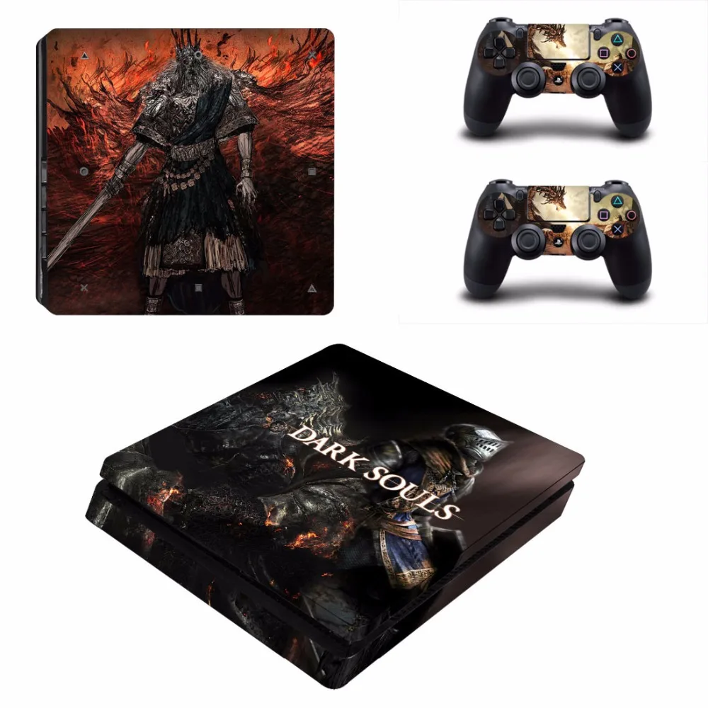 Game Dark Souls Remake PS4 Slim Skin Sticker Decal for PlayStation 4 Console and Controller Skins Stickers Vinyl | Электроника