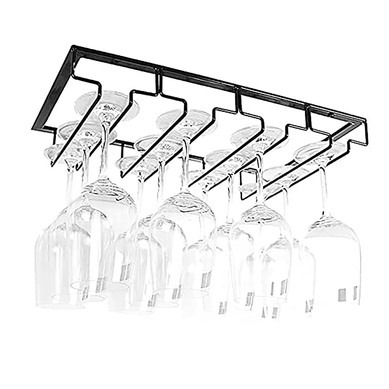 

Hanging Wine Glass Holder Iron Goblet Holder with Screws for Hanging Holder in the Kitchen Bar or Restaurant