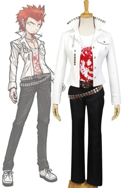 Anime ботинки для косплея данганронпа Уганда Danganronpa Leon Kuwata Косплэй Костюм Униформа