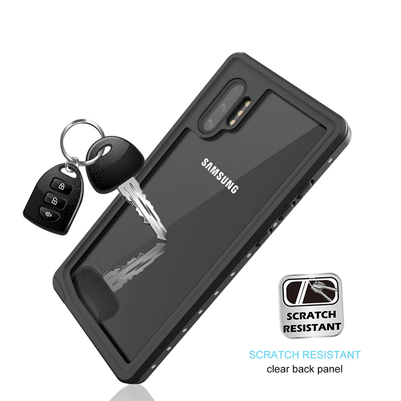 waterproof case for samsung galaxy s20 ultra note 10 9 plus 360 full body rugged clear back case cover silicone pc free global shipping