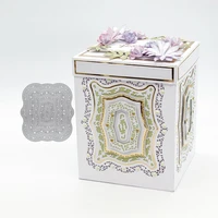 pattern floral border craft metal cutting frame templates scrapbooking embossing paper cards photo album craft stencils dies
