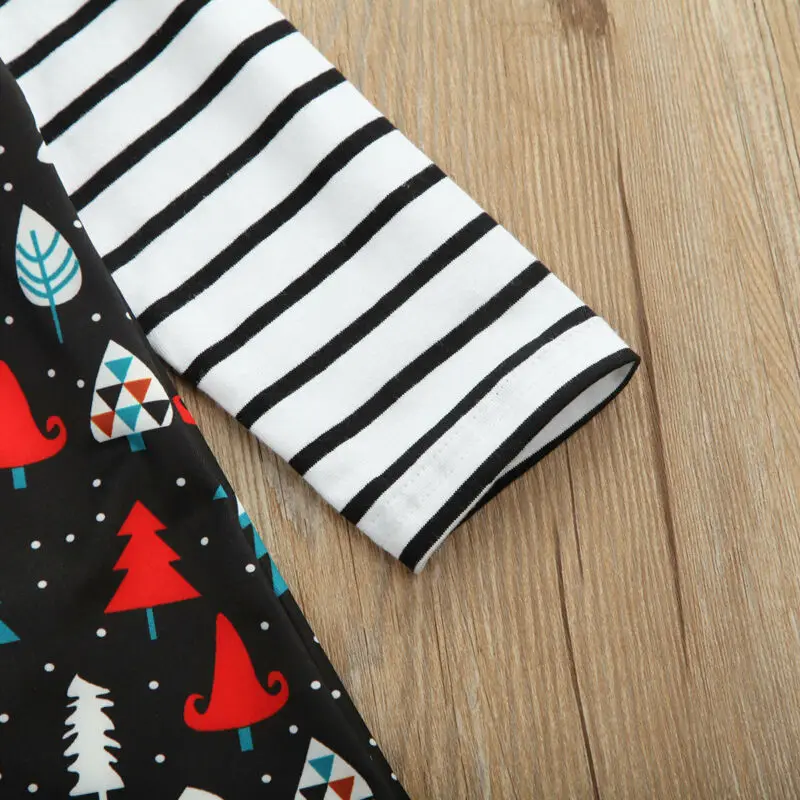 Милый Рождественский комплект из юбки и повязки на голову для новорожденных