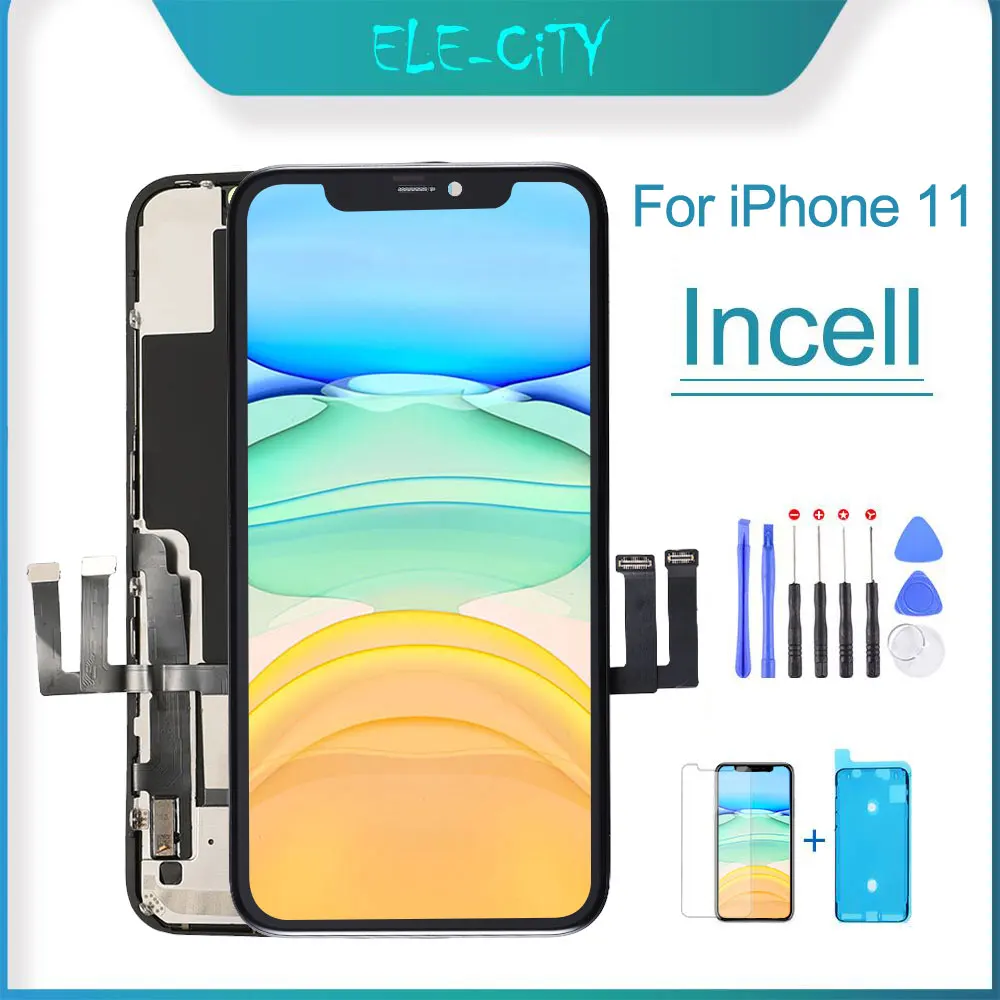 ЖК-дисплей класса AAA +++ для iPhone 11 Retina с 3D сенсорным экраном дигитайзер в сборе