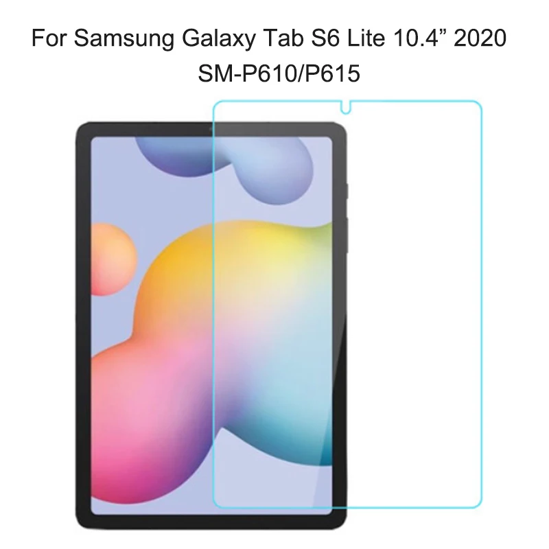 Защитное стекло 9H для Samsung Galaxy Tab S6 Lite 10 1-дюймовая тонкая пленка планшета T615 T860 T865 4