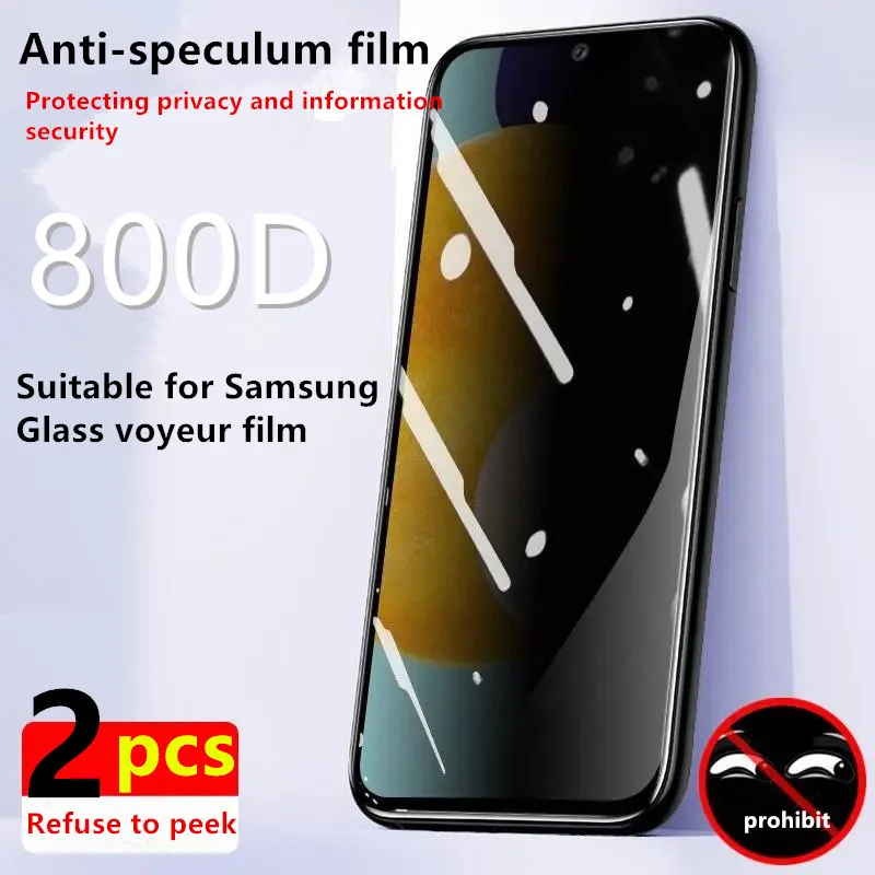 

800D Anti Spy Glass For Samsung Galaxy A52 A72 A32 A42 A02 A51 A71 A21 A30 A11 A12 A50 S Privacy Screen protector Tempered Glass