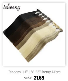 Isheeny Fusion плоский наконечник человеческих волос для наращивания 1" бархат Remy Кератин капсулы 100 шт прямые европейские волосы
