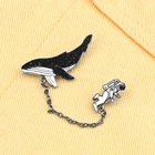 Броши с изображением космонавта и Кита, булавки, куртки с рыбками, нагрудные значки для женщин, модные ювелирные изделия, оптовая продажа, коллекция, подарок для нее