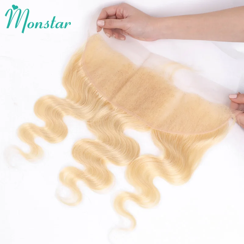 Monstar 13x4 кружевной фронтальный 1B 613 Омбре светлый цвет темные корни бразильский