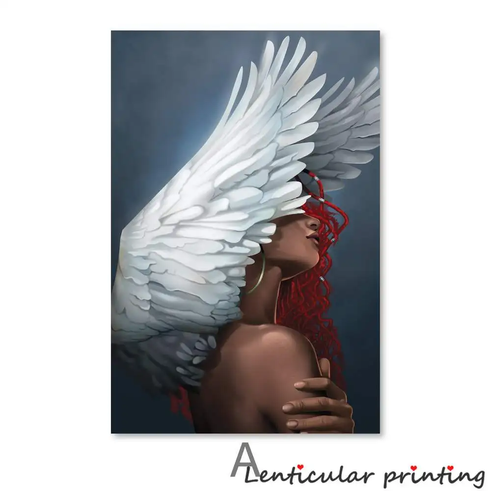 Современная Абстрактная Скандинавская арт рост ангелы холст с печатью постера