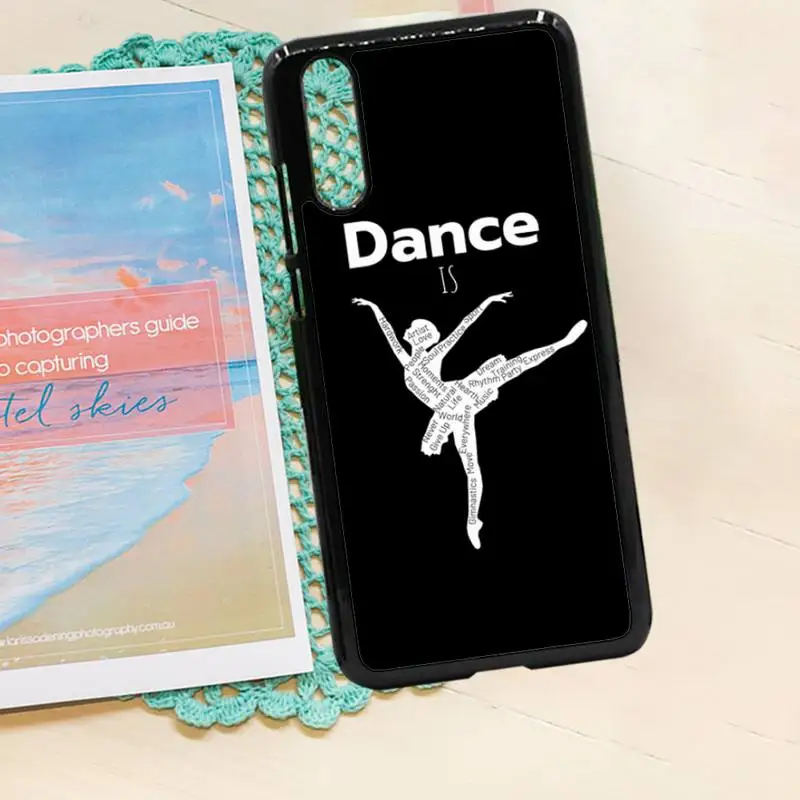 

I Love Dance text fashion pattern high quality Phone Case PC for iPhone 11 12 pro XS MAX 8 7 6 6S Plus X 5S SE 2020 XR