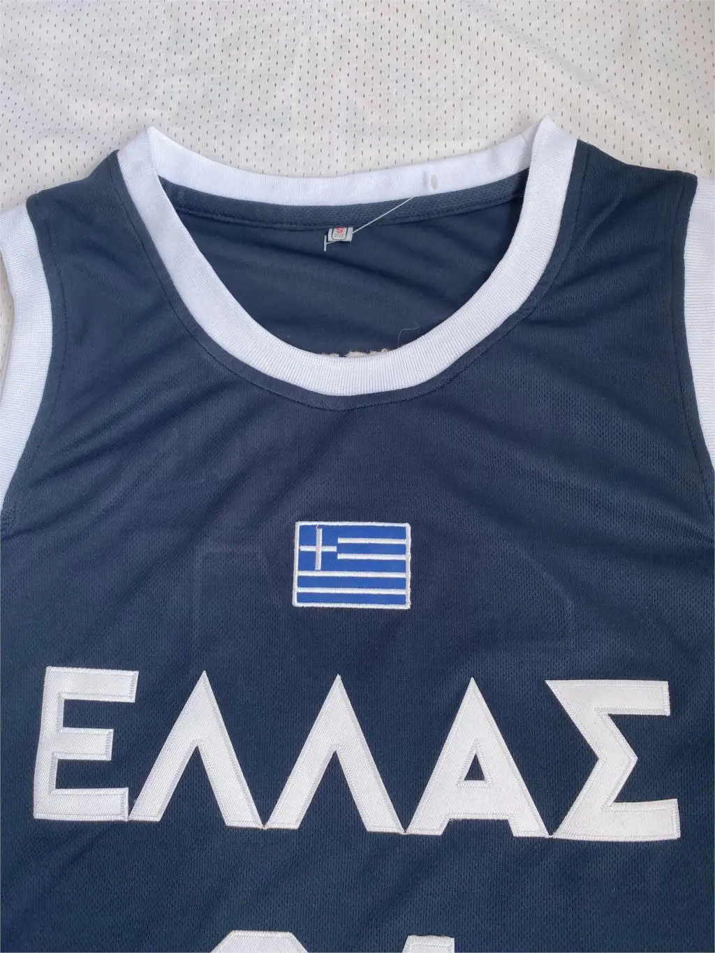 

Mens HELLAS Greek #34 Giannis ANTETOKOUNMPO G. BASKETBALL JERSEY Embroidery Stitches Top Quality Stitched embroidery