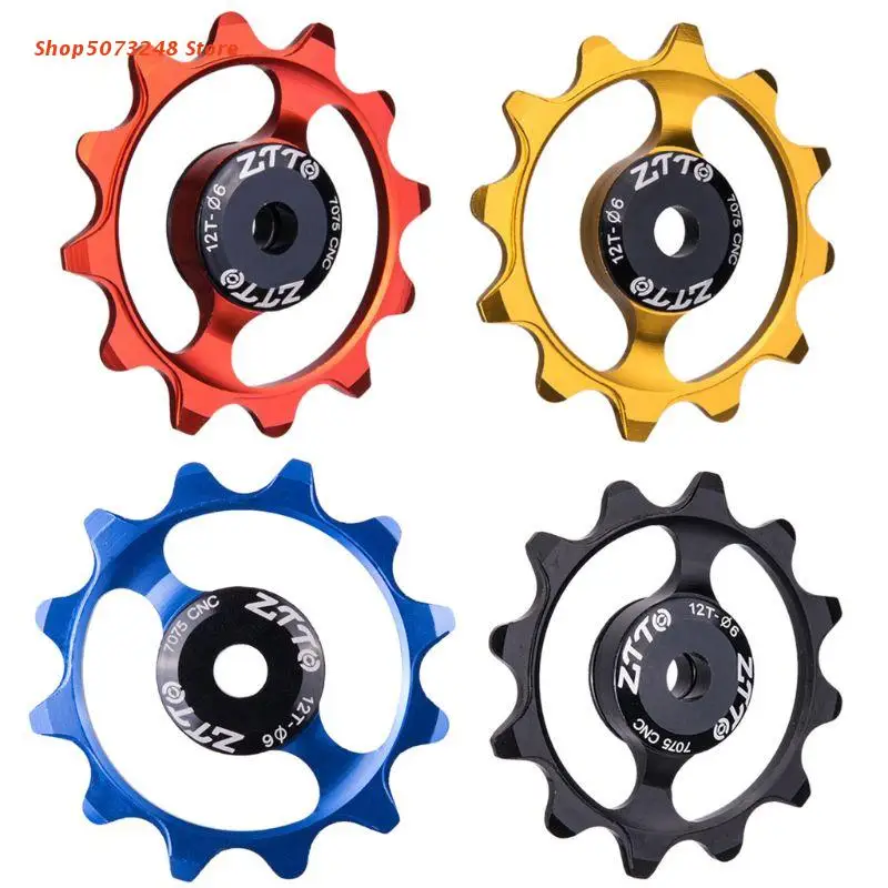 12T узкая широкая цепь из колец Керамика подшипник шкива MTB велосипед задний